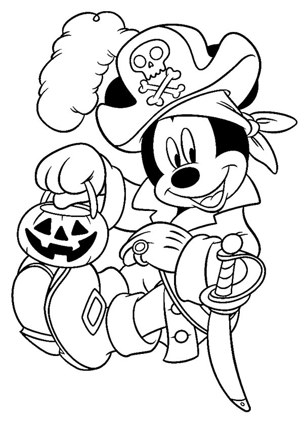 Plansa de colorat cu Halloween 45 103